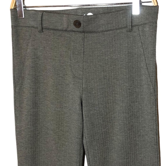 Betabrand Womens Wide Leg Chevron Gray Stretch Yoga Career pants S - Picture 3 of 6